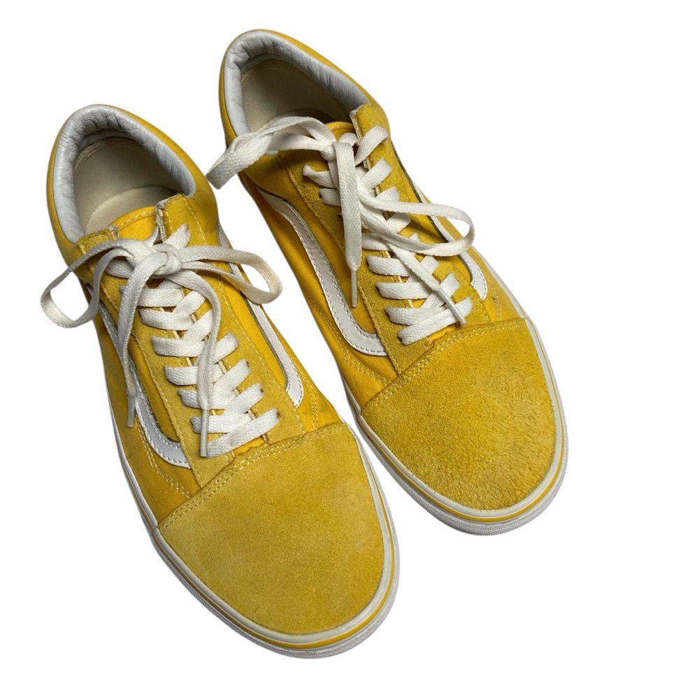 Vans Old Skool Yellow Skateboard Sneakers Men’s Size 10 - Picture 12 of 14